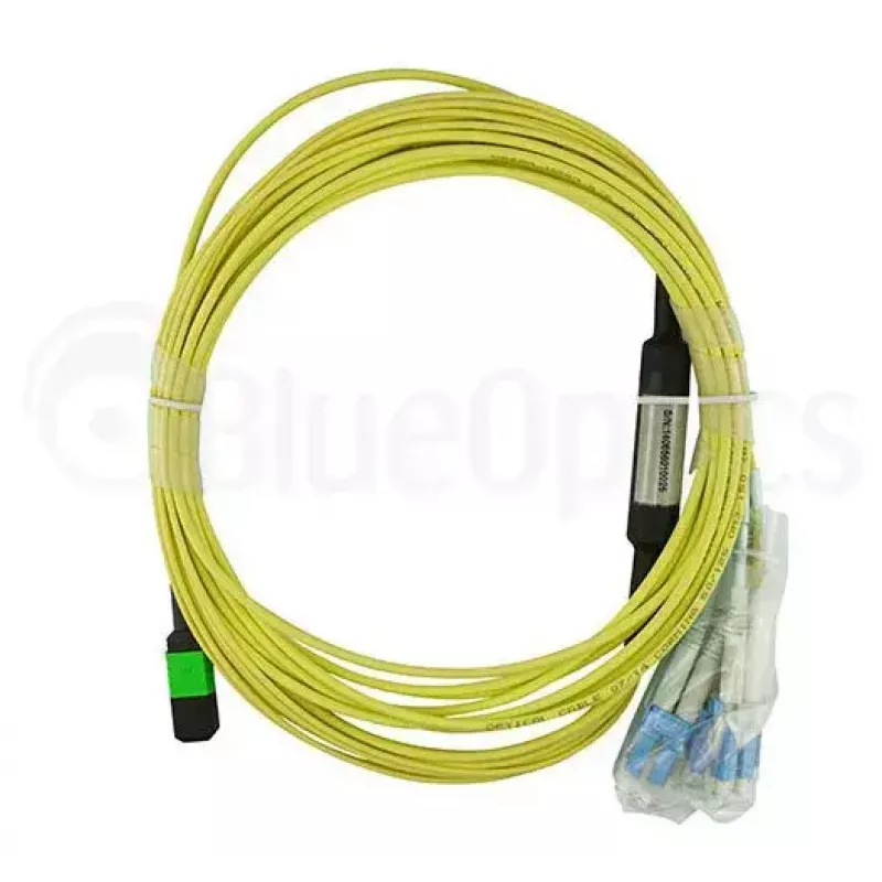 BlueOptics CBL-MPO12-4LC-SMF-5M-BO InfiniBand fiiberoptiline kaabel MPO 4x LC 5m