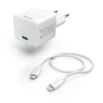 Hama 00201620 mobiilseadme laadija Nutitelefon, Tahvelarvuti Valge Vahelduvvool Kiirlaadimine Siseruumides