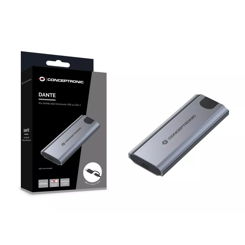 Conceptronic DANTE05G M.2 NVMe SSD korpus USB 3.2 Gen 2