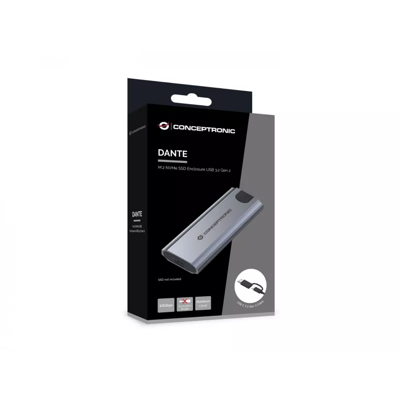 Conceptronic DANTE05G M.2 NVMe SSD korpus USB 3.2 Gen 2