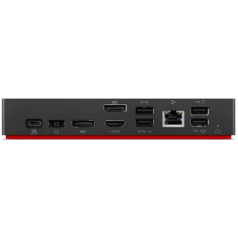 Lenovo 40B20135IT sülearvuti dokkimisjaam/pordireplikaator juhtmega USB 3.2 Gen 1 (3.1 Gen 1) Type-A + USB-C must