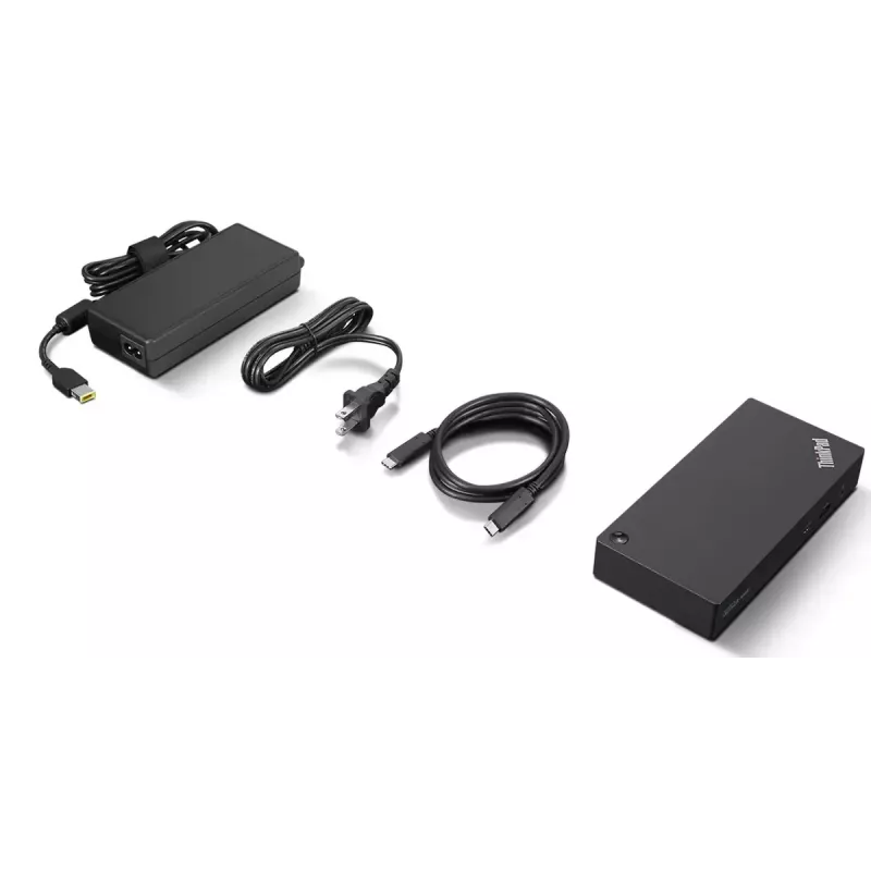 Lenovo 40B20135IT sülearvuti dokkimisjaam/pordireplikaator juhtmega USB 3.2 Gen 1 (3.1 Gen 1) Type-A + USB-C must