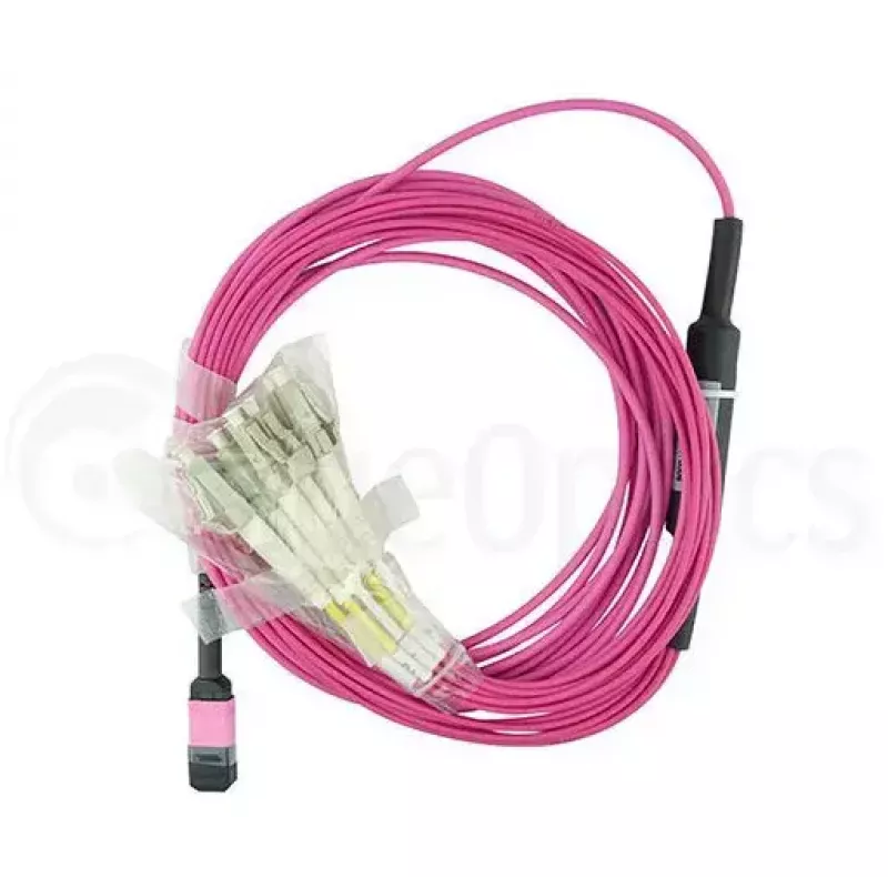 BlueOptics CBL-MPO12-4LC-OM4-15M-BO InfiniBand fiiberoptiline kaabel MPO 4× LC 15 m