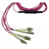 BlueOptics CBL-MPO12-4LC-OM4-15M-BO InfiniBand fiiberoptiline kaabel MPO 4× LC 15 m