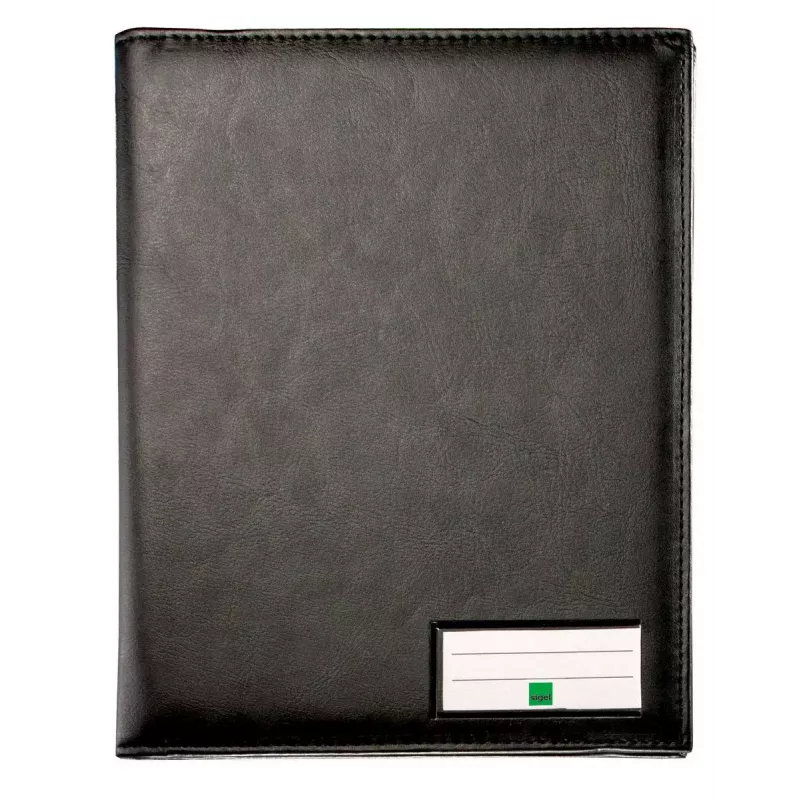 Personal Organizer Sigel EF510 Leatherette plastik Must