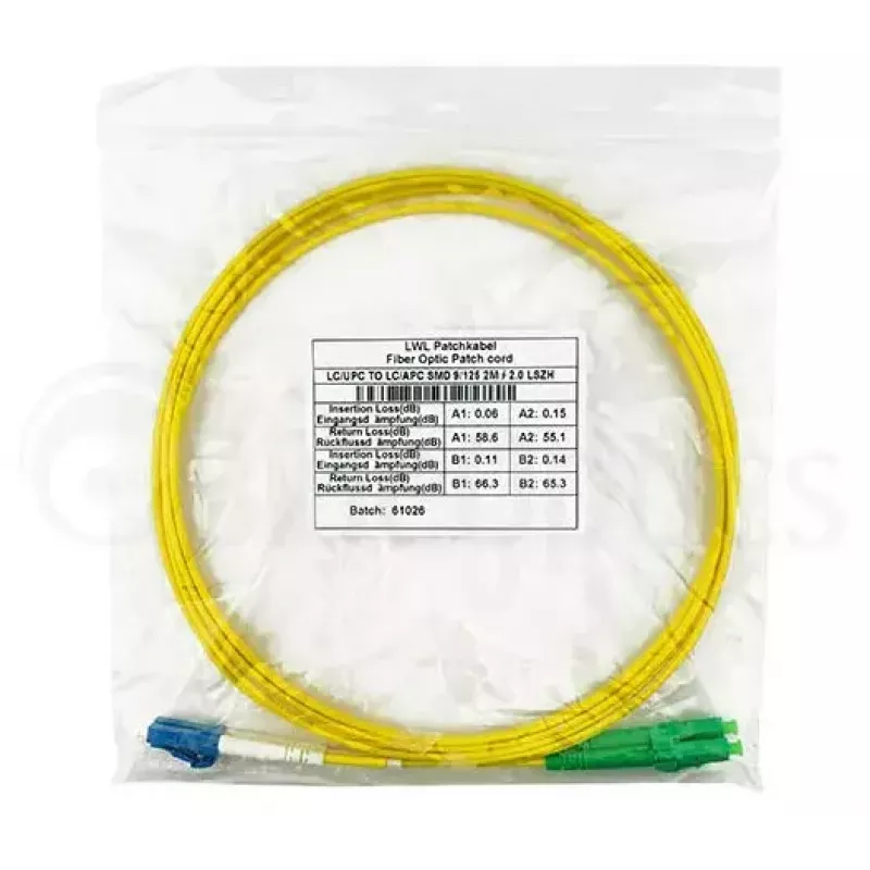 Fiiberoptiline kaabel BlueOptics SFP3131BU5MS LC G.657.A1 5 m Kollane