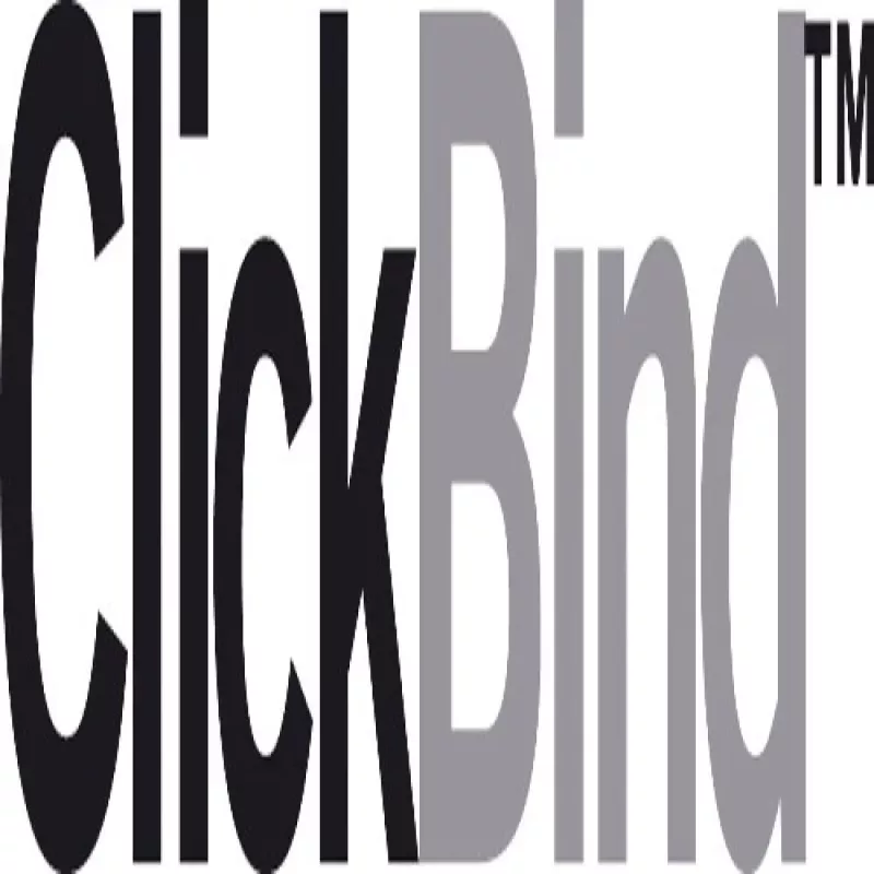 GBC ClickBind Spine A4 34R 8mm, must, 45 lehte, plast, A4, 8 mm, 280 g