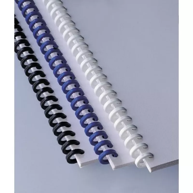 GBC ClickBind Spine A4 34R 8mm, must, 45 lehte, plast, A4, 8 mm, 280 g