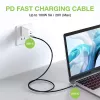 Techly USB 3.2 Gen 2 USB-C M/M kaabel 1m must, 1 m, USB B, USB C, USB 3.2 Gen 1 (3.1 Gen 1), 10 Gbit/s, Must