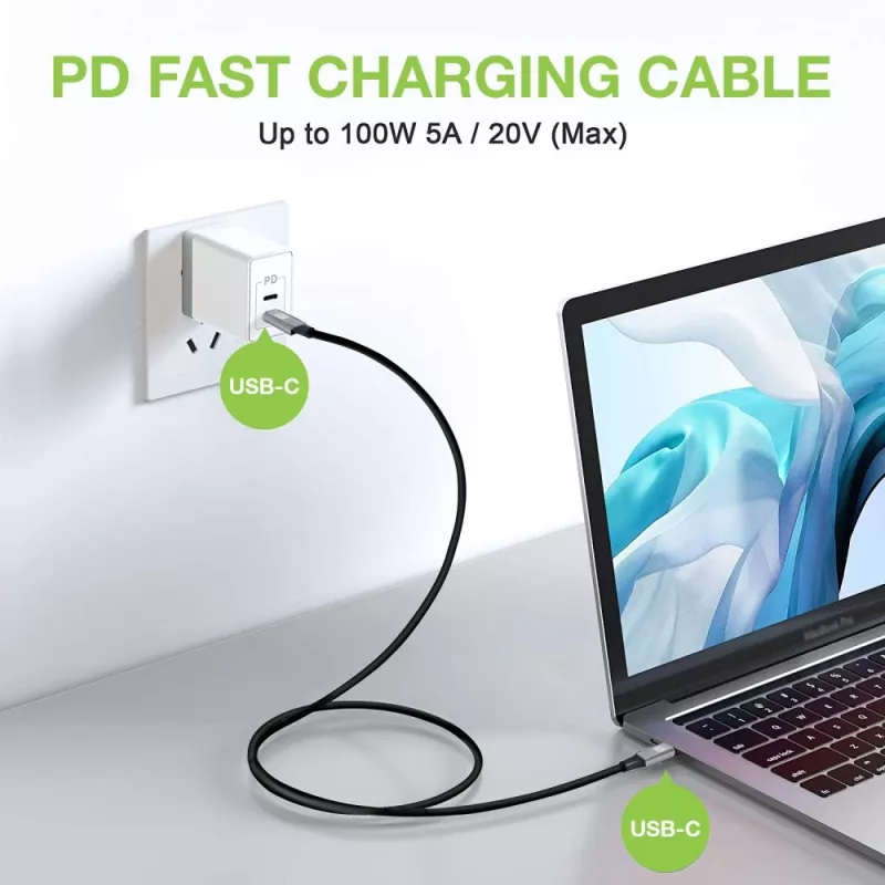Techly USB 3.2 Gen 2 USB-C M/M kaabel 1m must, 1 m, USB B, USB C, USB 3.2 Gen 1 (3.1 Gen 1), 10 Gbit/s, Must