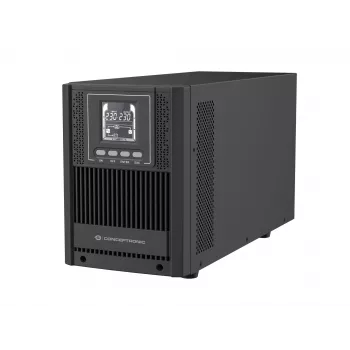 Conceptronic ZEUS52E2K 2000VA 1800W võrgutoitega torn-UPS, IEC, topeltmuundus (võrgutoide), 2 kVA, 1800 W, siinus, 220 V, 240 V