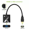 Techly kaabliadapter HDMI-VGA helipistikuga
