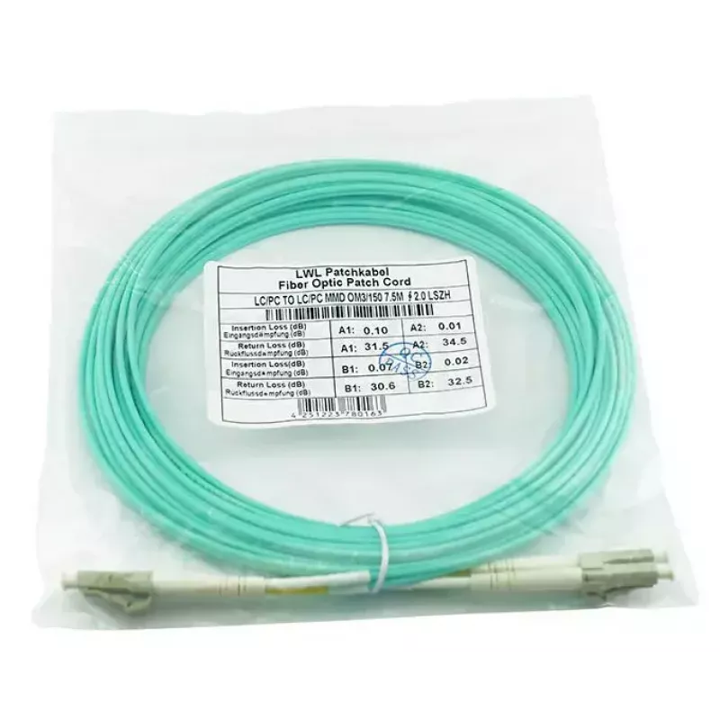 Fiiberoptiline kaabel BlueOptics AJ834A-BO 1m 2x LC OM3 täisdupleks
