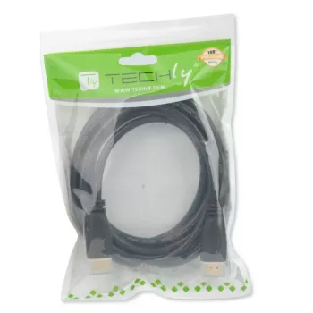 Techly HDMI 2.0 kaabel A/A M/M 0,5 m Must ICOC HDMI2-4-005, 0,5 m, HDMI tüüp A (Standard), HDMI tüüp A (Standard), 4096 x 2160 pikslit, 3D, Must
