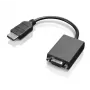 Monitoriadapter Lenovo 03X6574 — ühilduv adapter Lenovo seadmetele, ekraaniühenduse tarvik
