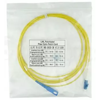 Fiiberoptiline kaabel BlueOptics SFP2122BU10MK LC SC G.657.A1 10 m Kollane