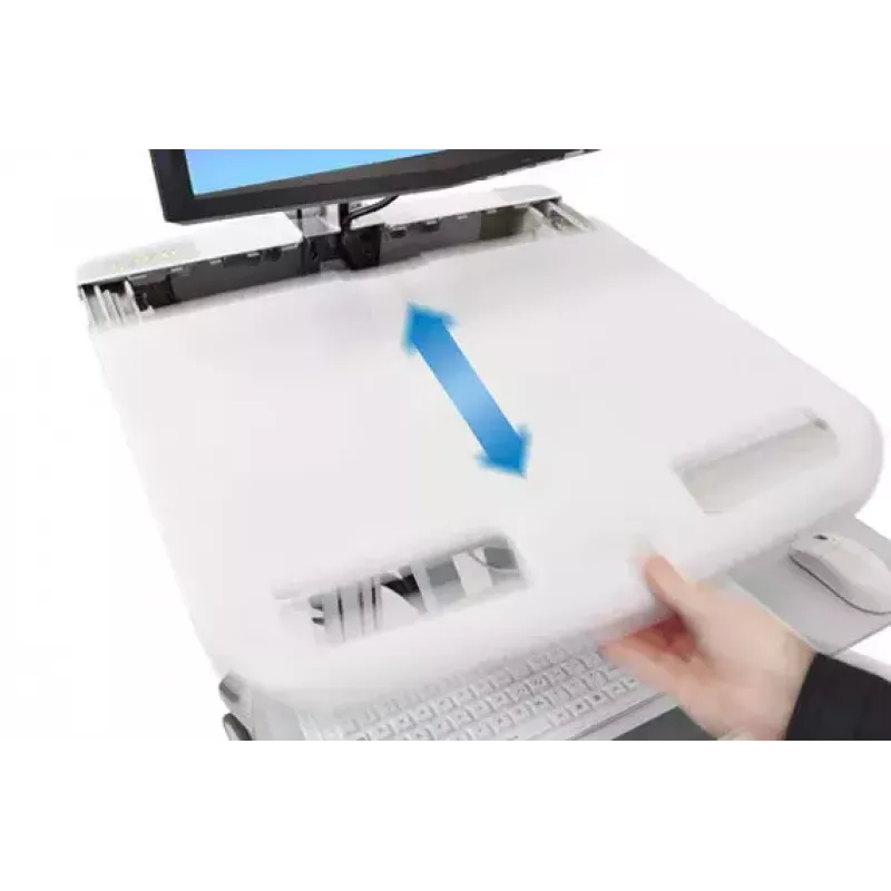 Multimeediakäru Ergotron StyleView Alumiinium Hall Valge