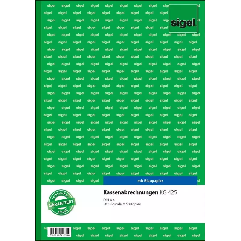 Pearaamatupaber Sigel KG425