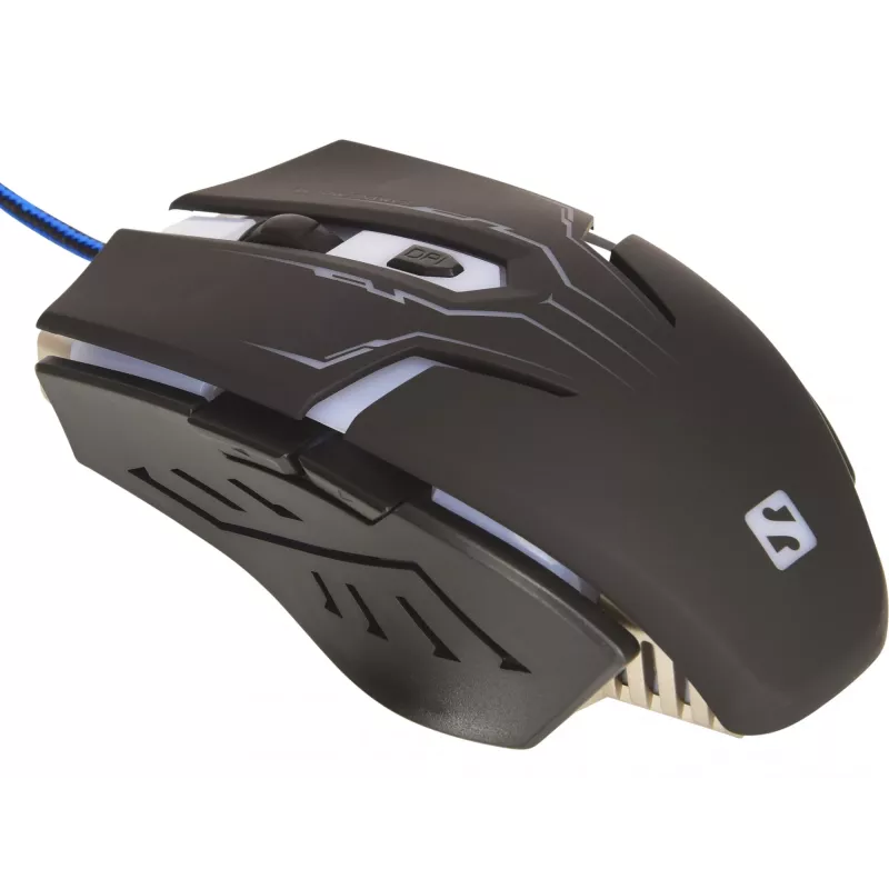 Sandberg Eliminator hiir, paremakäeline, USB A-tüüp, 2400 DPI, must