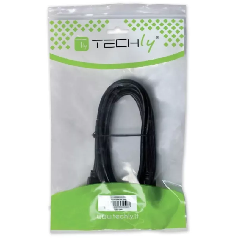 Techly USB 2.0 kaabel A isane / B isane nurga all 1m ICOC U-AB-10-ANG