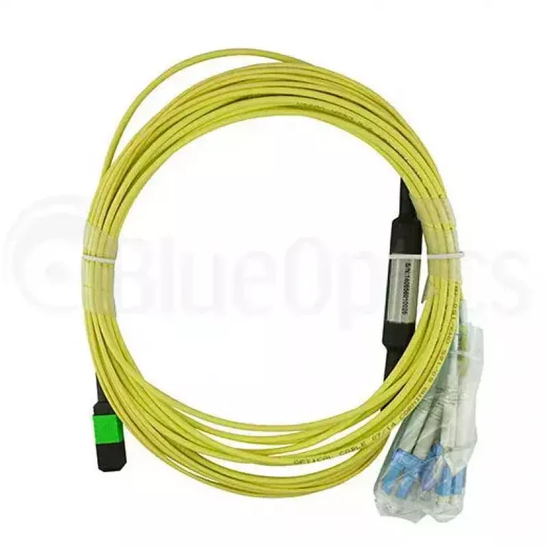 BlueOptics CBL-MPO12-4LC-SMF-1M InfiniBand fiiberoptiline kaabel MPO 4x LC 1m