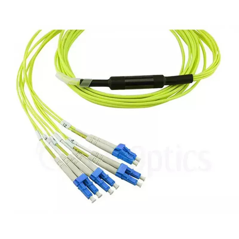 BlueOptics CBL-MPO12-4LC-SMF-1M InfiniBand fiiberoptiline kaabel MPO 4x LC 1m