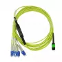 BlueOptics CBL-MPO12-4LC-SMF-1M InfiniBand fiiberoptiline kaabel MPO 4x LC 1m