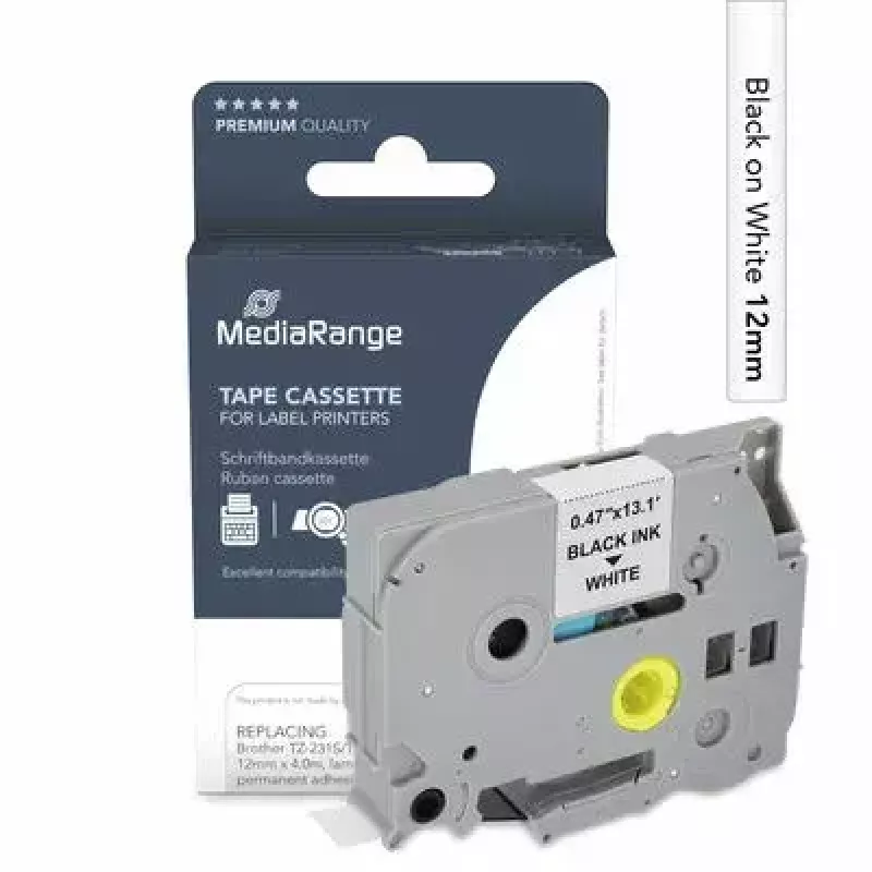 MediaRange MRBTZ231S märgistuslint ühilduv Brother TZ-231S-ga