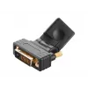 Kaabli soomuundur DVI-D HDMI Akasa AK-CBHD16-BK
