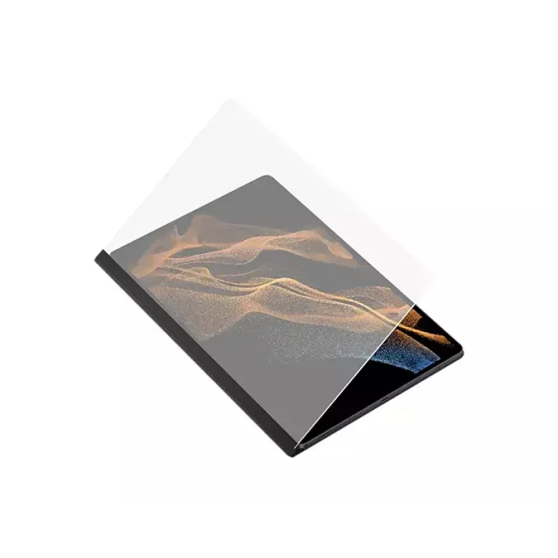 Samsung EF-ZX900PBEGEU tahvelarvuti ümbris 37,1 cm (14,6 tolli) Folio Must, Läbipaistev
