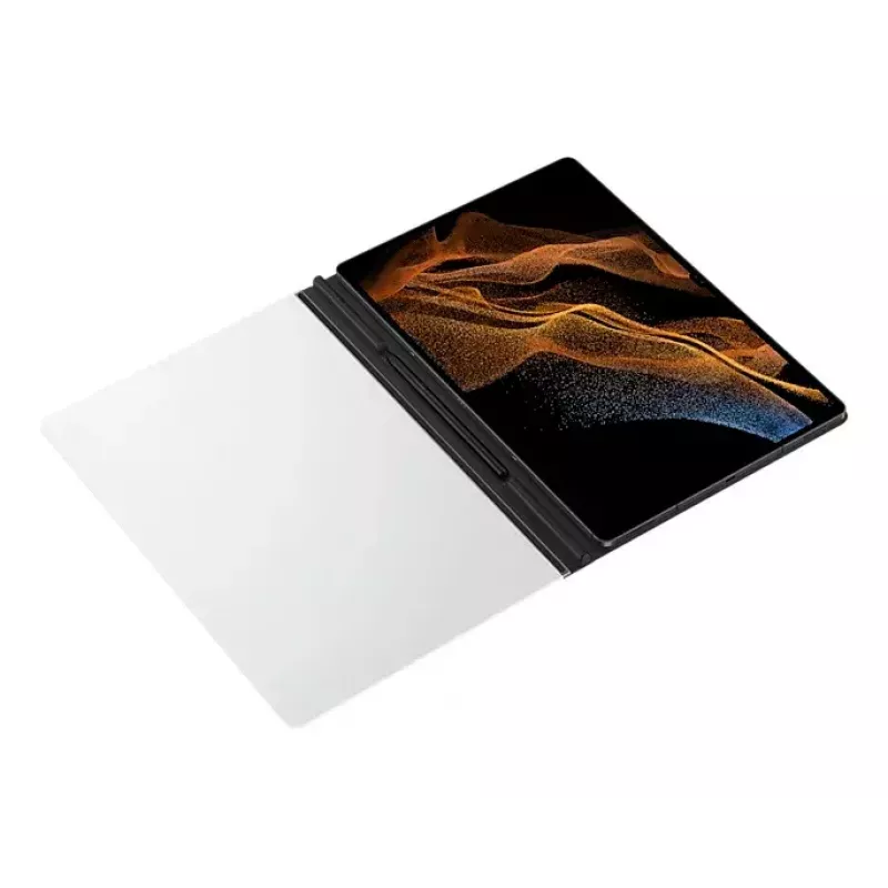 Samsung EF-ZX900PBEGEU tahvelarvuti ümbris 37,1 cm (14,6 tolli) Folio Must, Läbipaistev