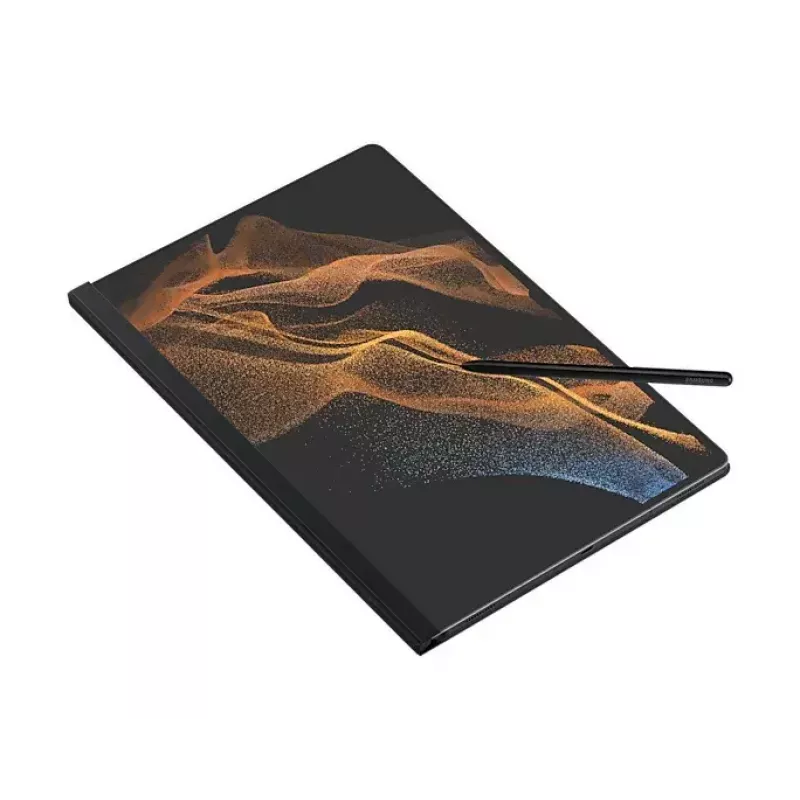 Samsung EF-ZX900PBEGEU tahvelarvuti ümbris 37,1 cm (14,6 tolli) Folio Must, Läbipaistev