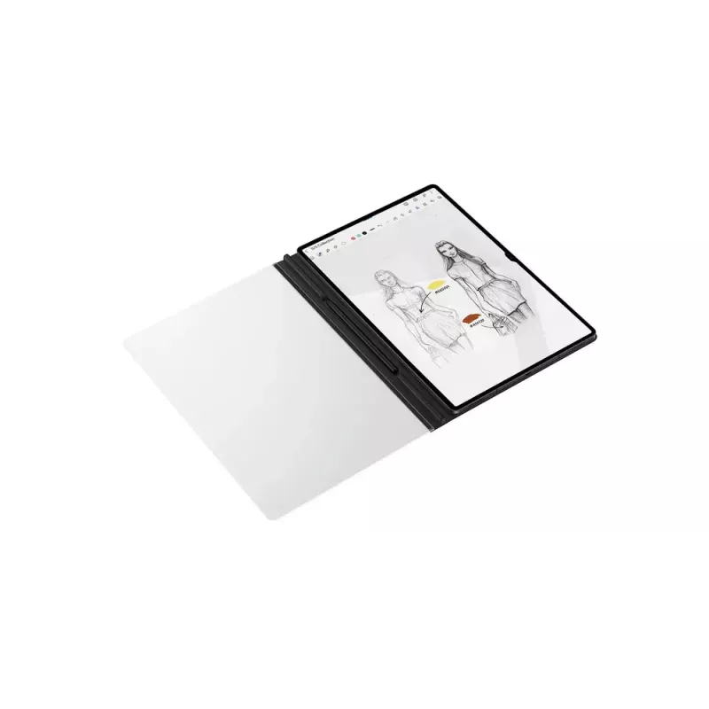 Samsung EF-ZX900PBEGEU tahvelarvuti ümbris 37,1 cm (14,6 tolli) Folio Must, Läbipaistev