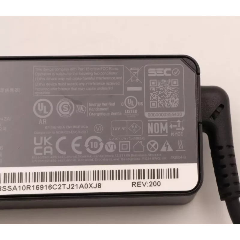 Vahelduvvooluadapter Lenovo 45W USB-C 5A10W86249 — 45 W USB-C toiteplokk sülearvutitele ja seadmetele