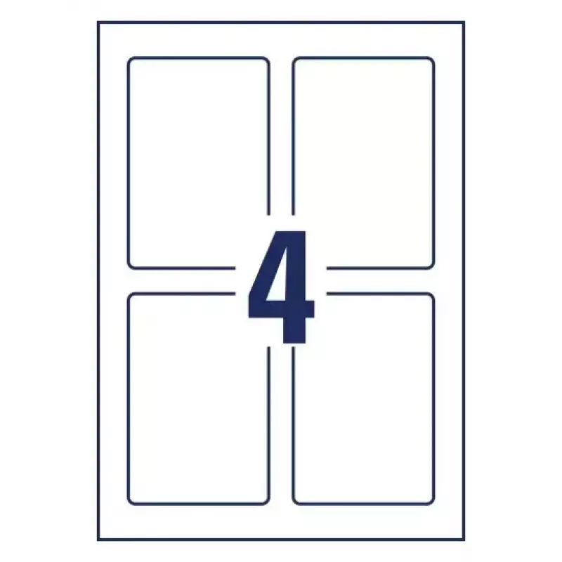 Avery Placard Label Holders Helehall isekleepuv printerisilt A4