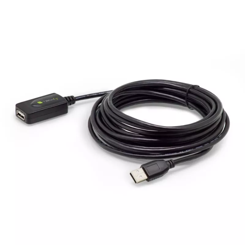Techly IUSB-REP20TY USB-kaabel USB 2.0 5 m USB A Must