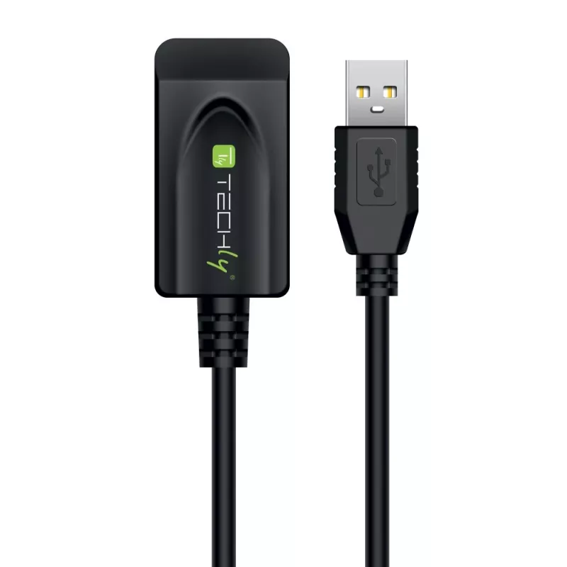 Techly IUSB-REP20TY USB-kaabel USB 2.0 5 m USB A Must