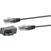 Võrgukaabel Schwaiger TAL6731 533 RJ45 RJ45/TAE-F 3m Must