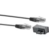 Võrgukaabel Schwaiger TAL6731 533 RJ45 RJ45/TAE-F 3m Must