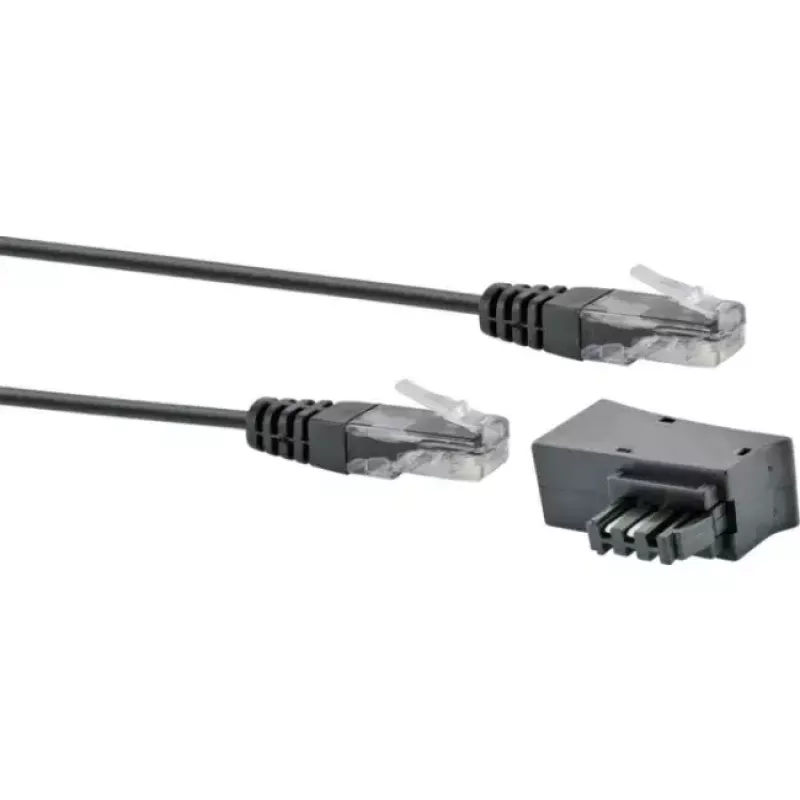 Võrgukaabel Schwaiger TAL6731 533 RJ45 RJ45/TAE-F 3m Must