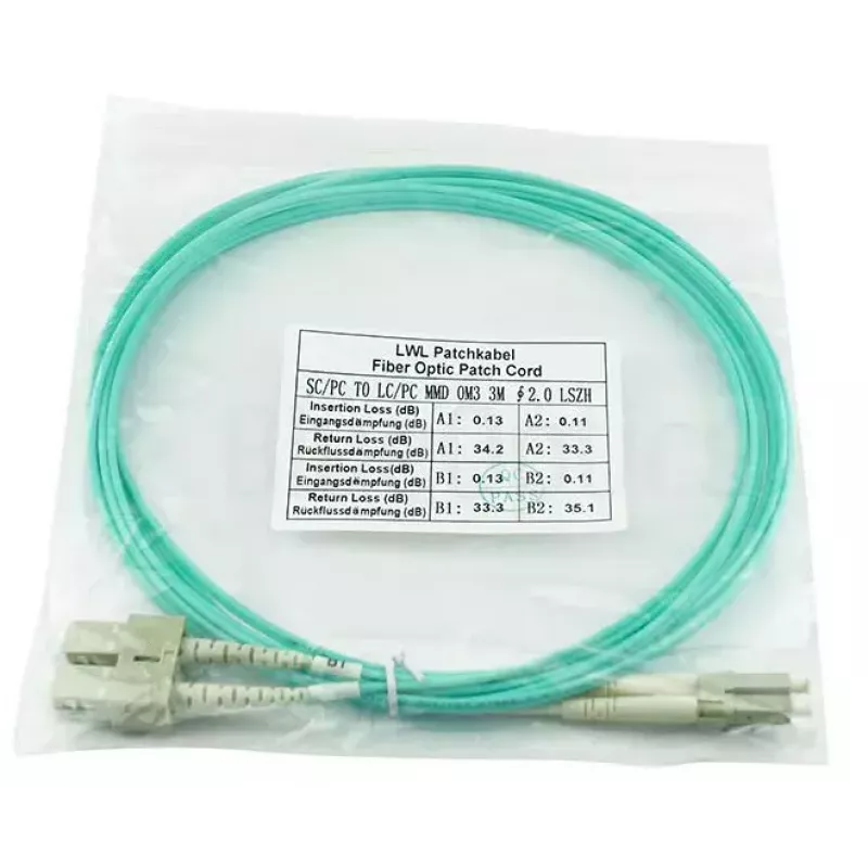 BlueOptics SFP3132EU7.5MK InfiniBand fiiberoptiline kaabel 7,5 m LC SC Aqua