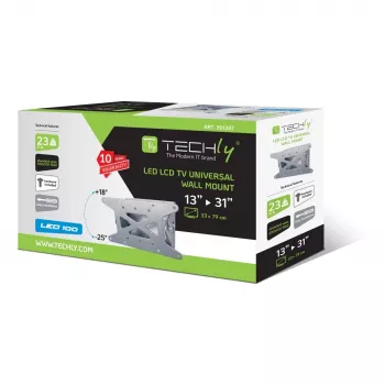 Techly 13-31 tolline seinakinnitus LED LCD telerile, kallutatav ICA-LCD 109