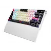Mehaaniline mänguklaviatuur ASUS ROG Azoth X — 75% paigutus, USB + RF juhtmevaba, Bluetooth, RGB, randmetugi, must/valge