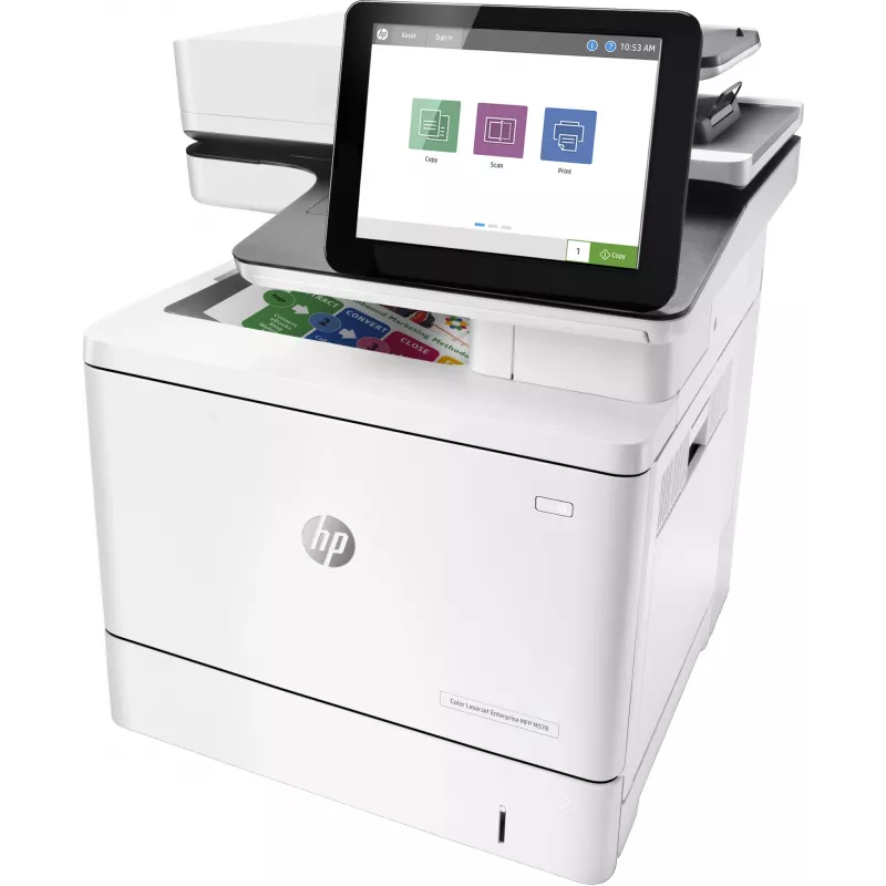 HP Color LaserJet Enterprise MFP M578dn, Laser, värviprintimine, 1200 x 1200 DPI, A4, otseprintimine, valge