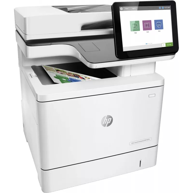 HP Color LaserJet Enterprise MFP M578dn, Laser, värviprintimine, 1200 x 1200 DPI, A4, otseprintimine, valge