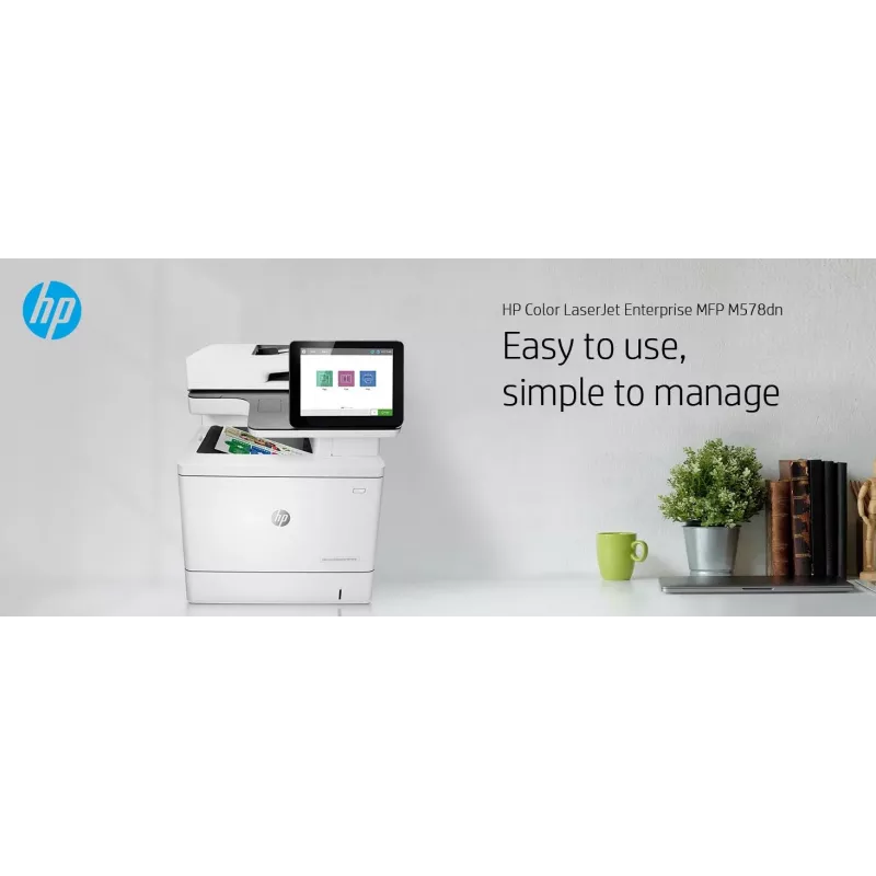 HP Color LaserJet Enterprise MFP M578dn, Laser, värviprintimine, 1200 x 1200 DPI, A4, otseprintimine, valge