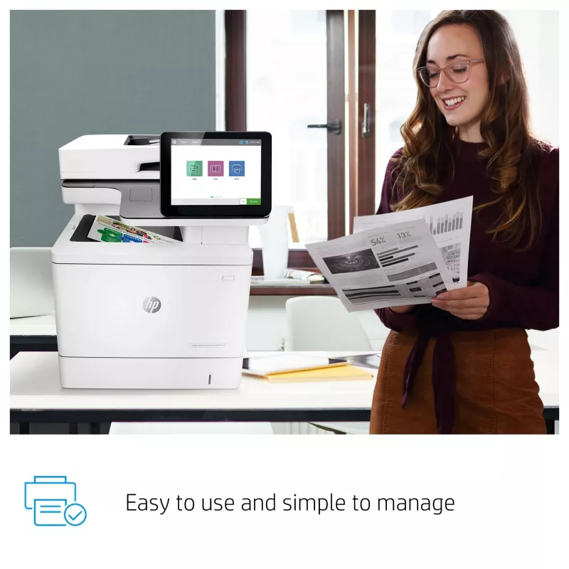 HP Color LaserJet Enterprise MFP M578dn, Laser, värviprintimine, 1200 x 1200 DPI, A4, otseprintimine, valge