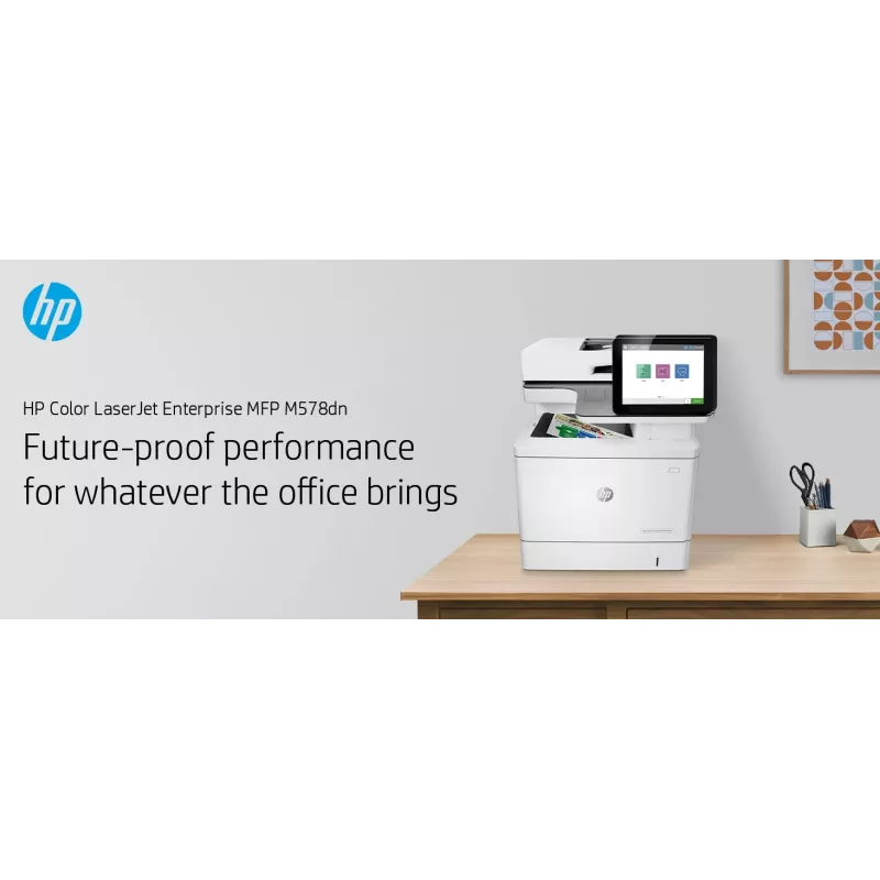 HP Color LaserJet Enterprise MFP M578dn, Laser, värviprintimine, 1200 x 1200 DPI, A4, otseprintimine, valge