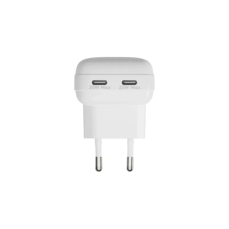 d bramante re-charge Pro — EL-i lame seinakellaadur, 2× USB-C 25W, siseruumidesse, valge