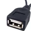 Techly USB 2.0 kaabel OTG A F Micro USB M koos USB-ga 30 cm must ICOC MUSB-MC2